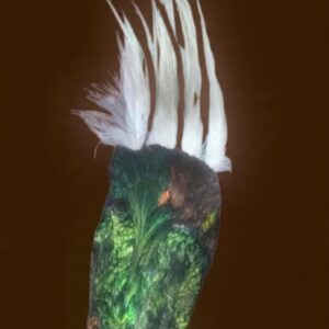 A sculpted or textural scene inspired by Gilgit-Baltistan motifs, with intricate patterns and cool-toned light suggesting mountain calm and traditional craft.